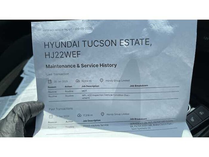 Hyundai TUCSON 1.6 TGDi Premium 5dr 2WD 